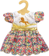 Heless pu-glitzerkleid einhorn goldy,gr.28-35cm
