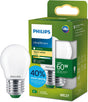 Philips led philips ultraefficient led lamp - 25w - e27 fitting - warmwit licht: 2700k - helder glas - p45 kogellamp - lange levensduur