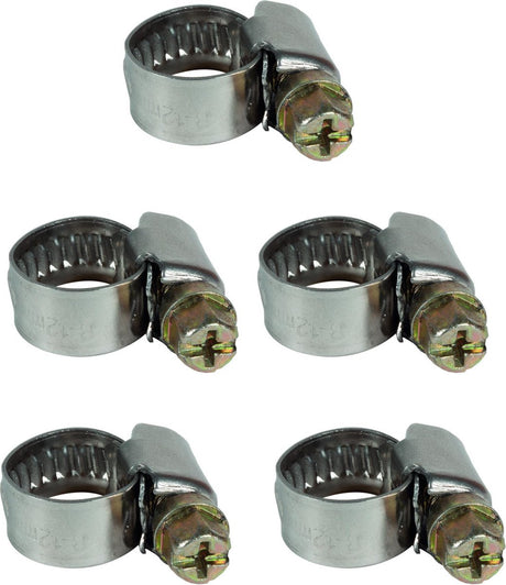Einhell slangklemmenset 5 stuks. 8 - 12mm