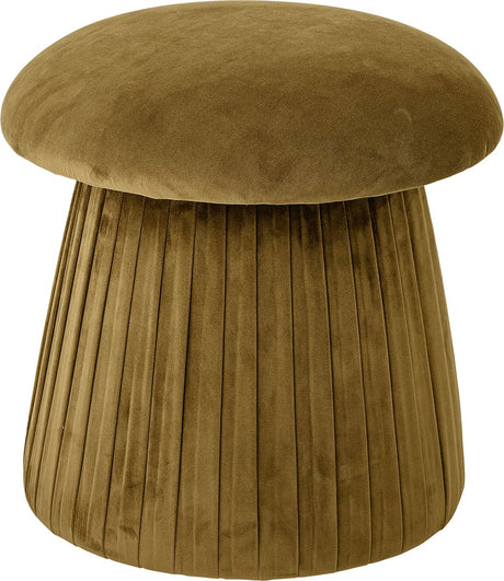 Bloomingville - roberta poef - bruin - polyester