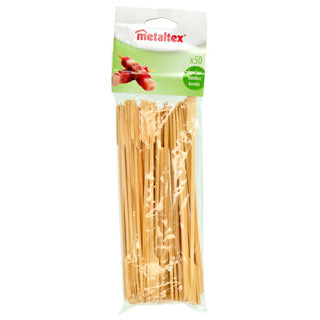 Metaltex bamboe cocktailprikkers 20 cm 50 stuks