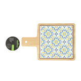 Serveerplank bamboo keramiek | 4 stuks