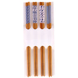 No brand eetstokjes bamboe set van 8 | 6 stuks