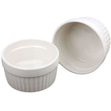 Ovenschaaltjes wit porselein 2 stuks 200 ml | 4 stuks