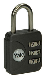 Yale 1018566 - bagage-cijferhangslot grijs yp1 28 121 1g 28mm | 5 stuks