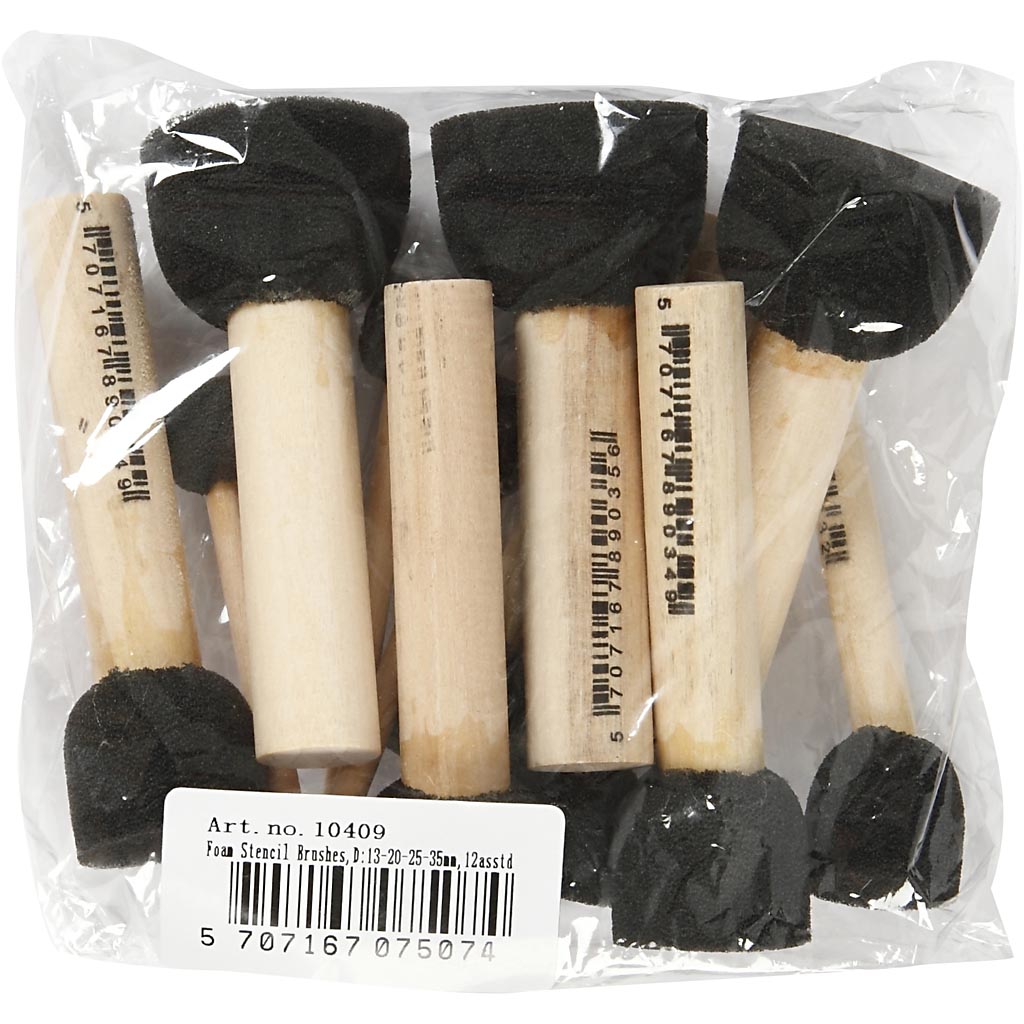 Http: www.cchobby.nl foam-tamponeerstokjes-l-9-10-cm-d-13-20-25-35-mm-12-stuk-1-doos