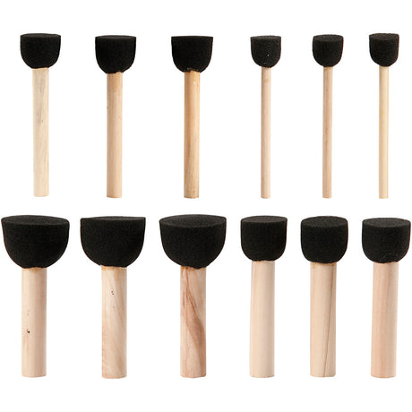 Creativ company https: www.cchobby.nl foam-tamponeerstokjes-l-9-10-cm-d-13-20-25-35-mm-12-stuk-1-doos
