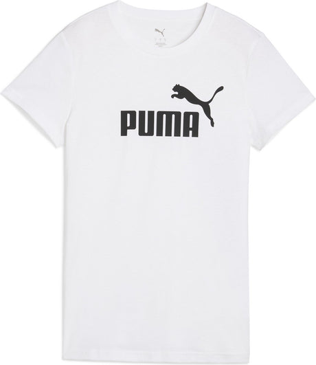 Puma ess no. 1 logo tee dames sportshirt - white s