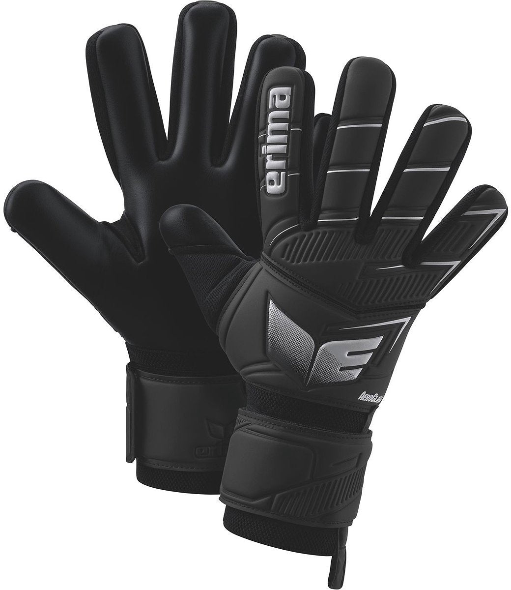 Erima aeroclaw challenger keepershandschoenen - zwart wit | maat: 5