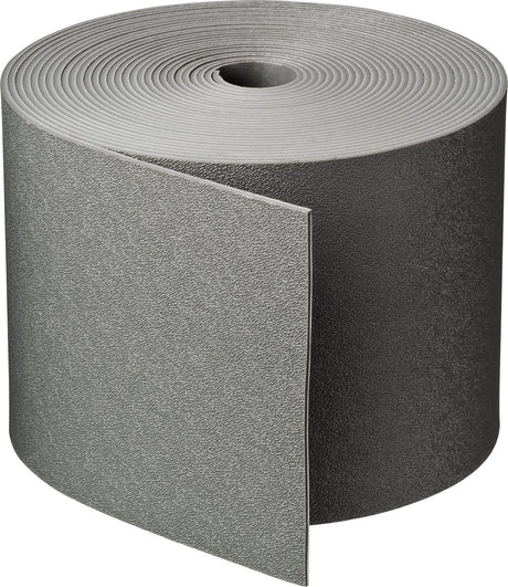Nature - borderrand op rol - grijs - 15cm x 10m - 3mm dik - flexibel