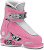 Roces - idea up - skischoenen - kinderen - 16.0-18.5 (25-29) - wit - roze