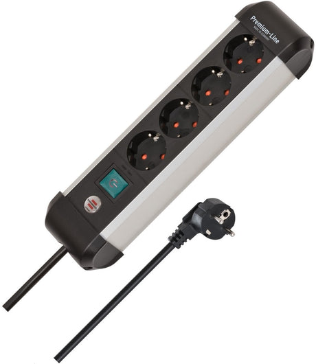 Brennenstuhl stekkerdoos 1391030400 premium alu-line 1,8 m