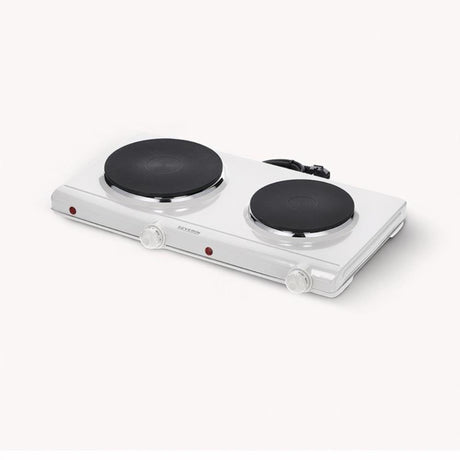 Severin dubbele elektrische kookplaat 1000w ø15 en ø18cm 46x29x7,7cm