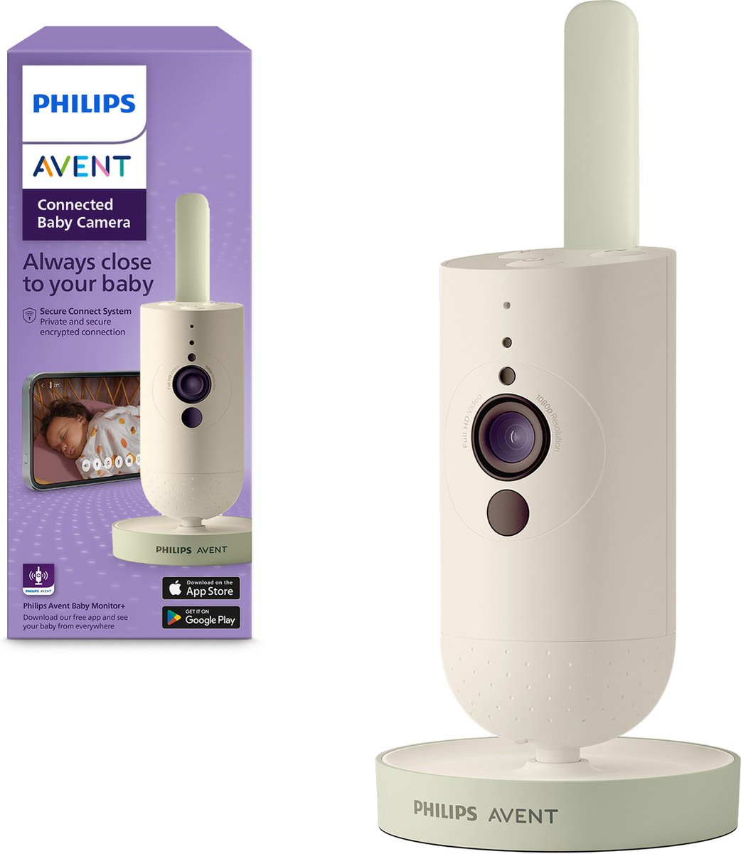 Philips avent connected babycamera babyfoon - met wifi en app - veilige verbinding - scd643 26