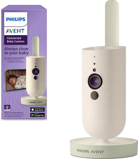 Philips avent connected babycamera babyfoon - met wifi en app - veilige verbinding - scd643 26