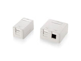 Udstyr 125121 Surface Montered Keystone Box til 1 Keystone Jack, White