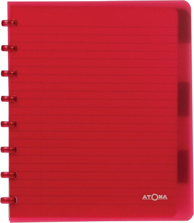 Atoma schrift gelijnd -18x21cm (a5+) - 90 g m2 - 120 bladzijden (60 vel) - 6 tabbladen