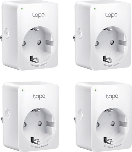 Tp-link tapo p110 - slimme stekker - smart plug - 4 stuks - wifi stopcontact - energiebewaking