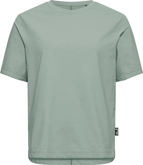 Jack wolfskin travel t-shirt dames - dames korte mouw - green zinnia