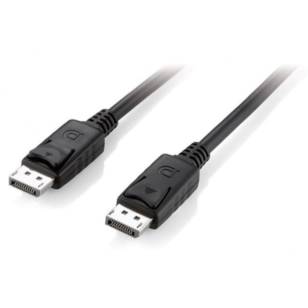 Utstyr 119331 DisplayPort Cable W Latch, M M, 1M, svart