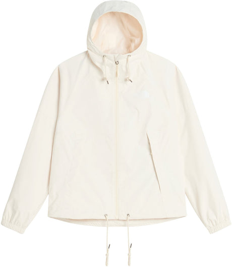 The north face w antora rain hoodie dames outdoorjas - white dune m