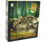 Aro dinoskelet uitbikken triceratops 23cm