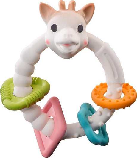 Sophie la girafe sophie de giraf colo'rings - bijtring - babyspeelgoed - kraamcadeau - babyshower cadeau - 100% natuurlijk rubber - in gerecyled geschenkdoosje met organic katoenen strikje - vanaf 0 maanden