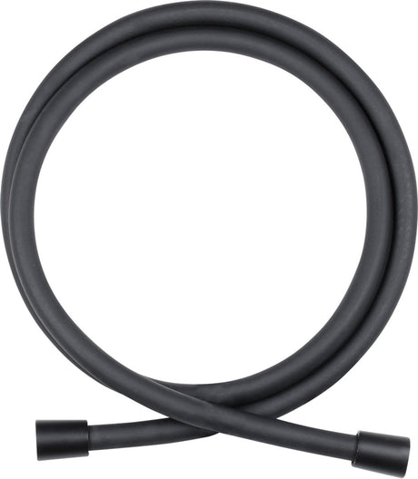 Differnz doucheslang - pvc - 1.5 m - zwart - anti-twist systeem - aansluiting 1 2 - waterbesparend - gladde buitenkant zonder omvlechting - geschikt voor handdouche