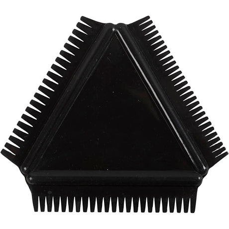 Creativ company https: www.cchobby.nl structuurkam-van-rubber-afm-9-cm-zwart-1-stuk