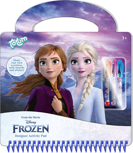Totum disney frozen doeboek - activiteitenboek - tekenen, schrijven en stickeren - 25-delig - speelgoed kinderen - knutselen - voor meisjes - ook voor kleuters - vanaf 3 jaar -
