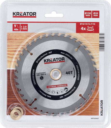 Kreator zaagblad hout 150mm40t