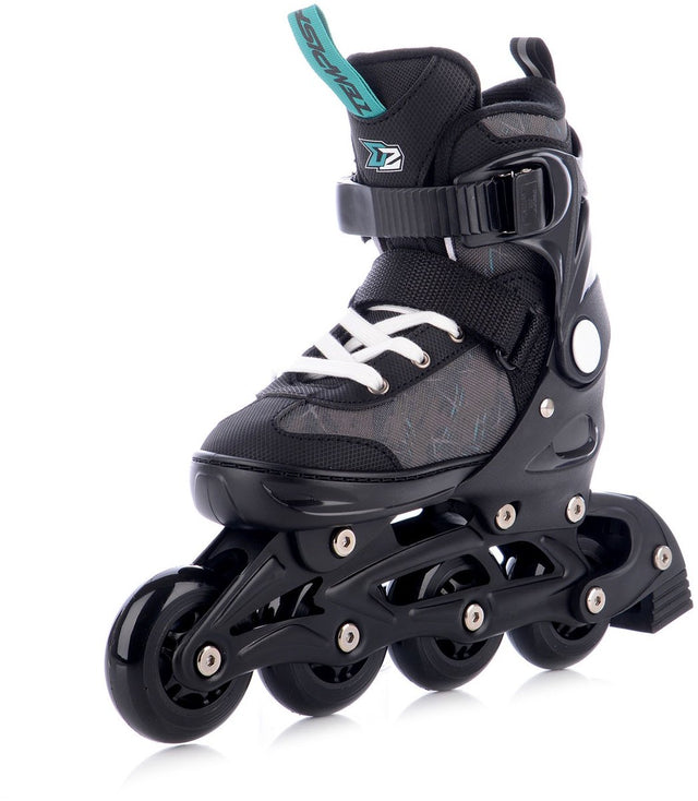 Tempish dasty 2 skeelers - inline skates - verstelbaar - zwart - maat 40-43