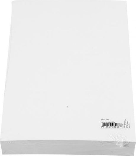 Creativ company decoratiekarton – stevig knutselkarton – a5 – 250 g m² – 100 vellen – wit