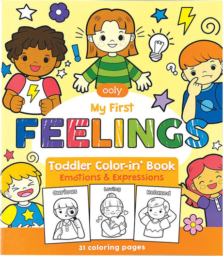 Ooly - peuter kleurboek - mijn eerste gevoelens