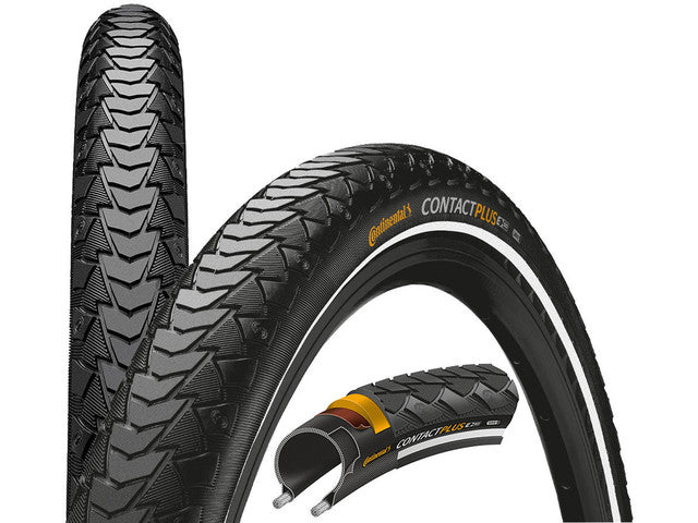 Contatto Continental Fietsband Plus Reflection Black 26x1.75 City Bike Wire Band 47-559