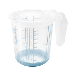 Keeeper kunststof maatbeker anti-slip 0,5l ø10,5x11,5cm nordic blue