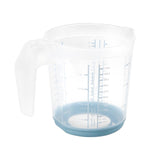 Keeeper kunststof maatbeker anti-slip 1l ø13,5x14cm nordic blue