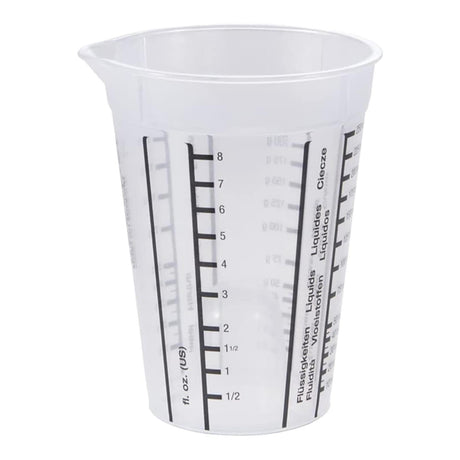 Keeeper kunststof maatbeker 0,25l ø8,5x11,5cm transparant