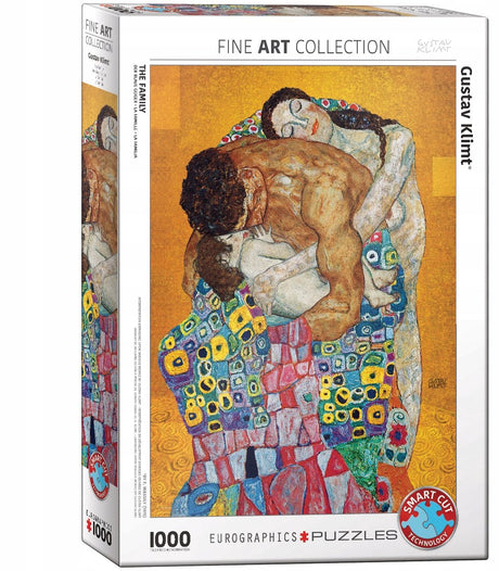 Eurographics - de familie [die familie] - gustav klimt - 1000 stukjes 48×68cm (b×h) - fine art legpuzzel