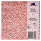 Duni servetten playful dots mellow rose 33x33 cm | 4 stuks