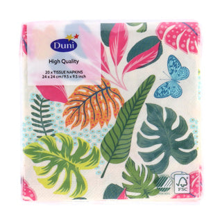 Duni servetten summertime 24x24 cm | 12 stuks