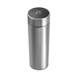No brand thermosfles rvs 450ml met thermometer in deksel inclusief theefilter | 4 stuks