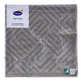 Duni servetten mosaic granite grey 33x33 cm | 12 stuks