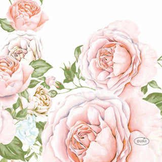 Duni servetten rose glory 24x24 cm | 12 stuks