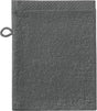 Seahorse pure - washandjes - 16x21 cm - set van 3 - graphite