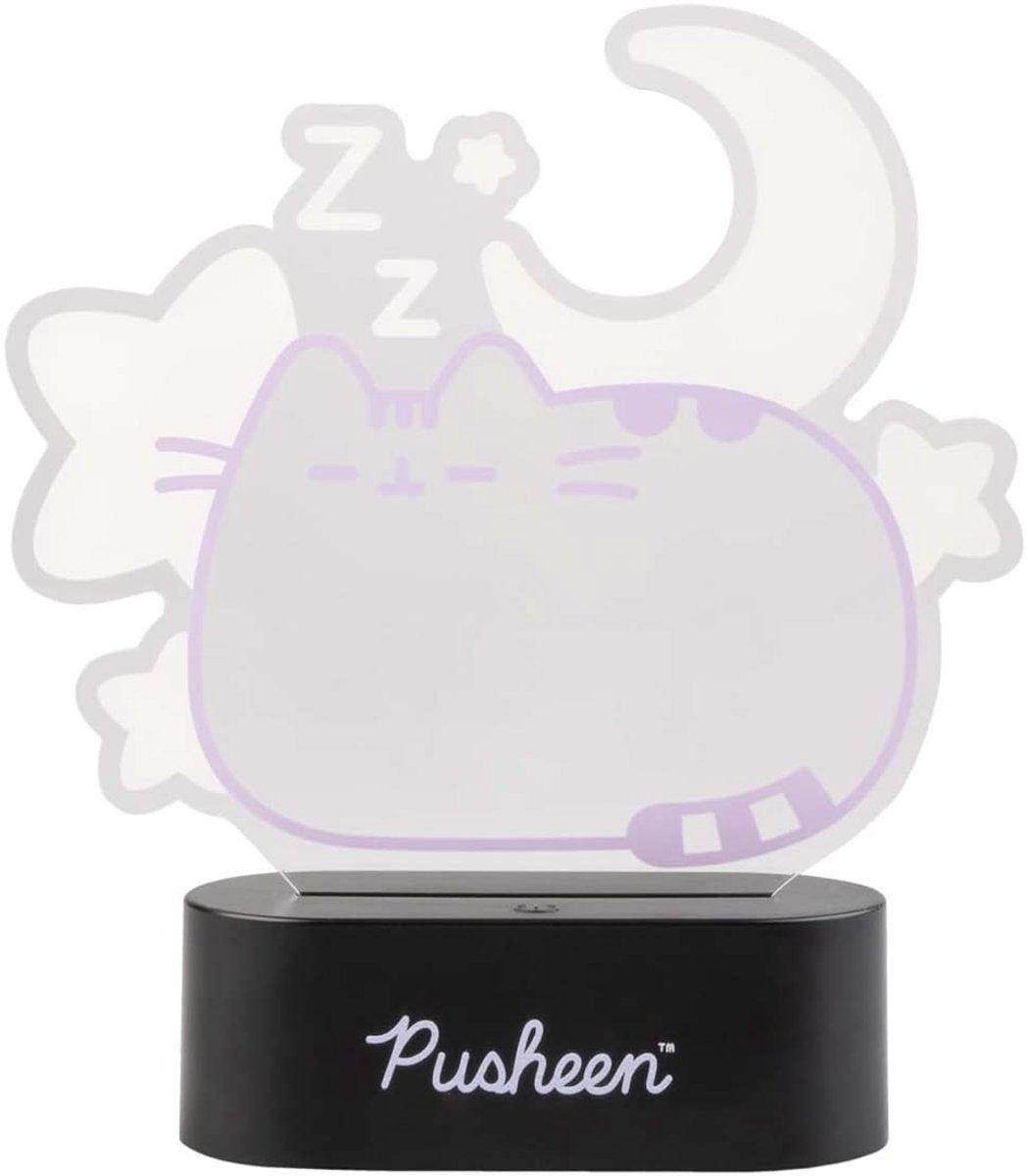 Pusheen , decoratieve led nachtlamp uit de dreams collectie, zwart