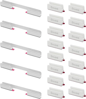 Govee witte montageclips neon rope light 2 - set van 20 clips