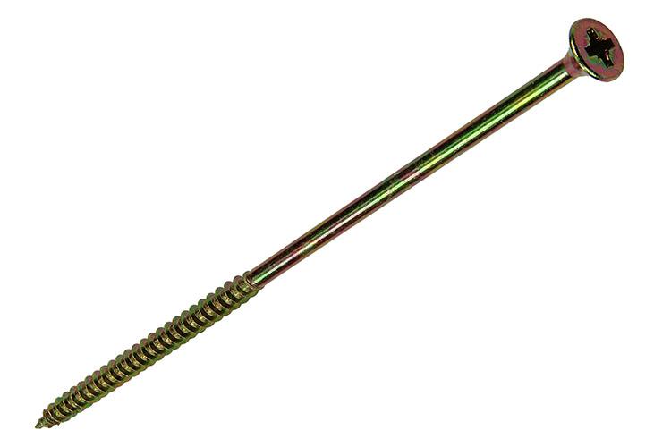 Mack 1006988 - spaanplaatschroef vz kop geelverzinkt 50st 6 x 150mm | 2 stuks