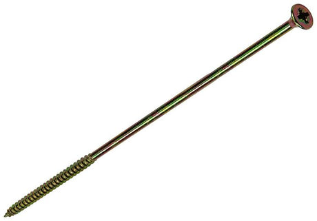Mack 1006991 - spaanplaatschroef vz kop geelverzinkt 50st 6 x 200mm | 1 stuks