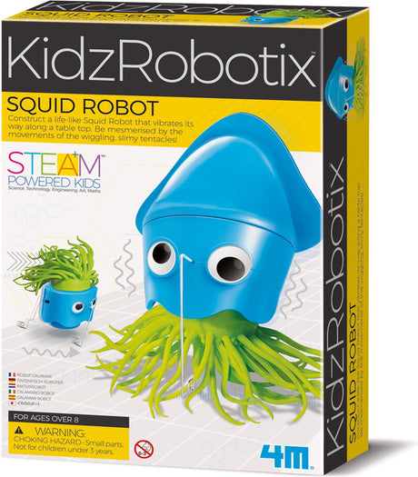 4m wetenschap en spel - maak je eigen inktvis robot - bouwpakket - kidzrobotix - 8+